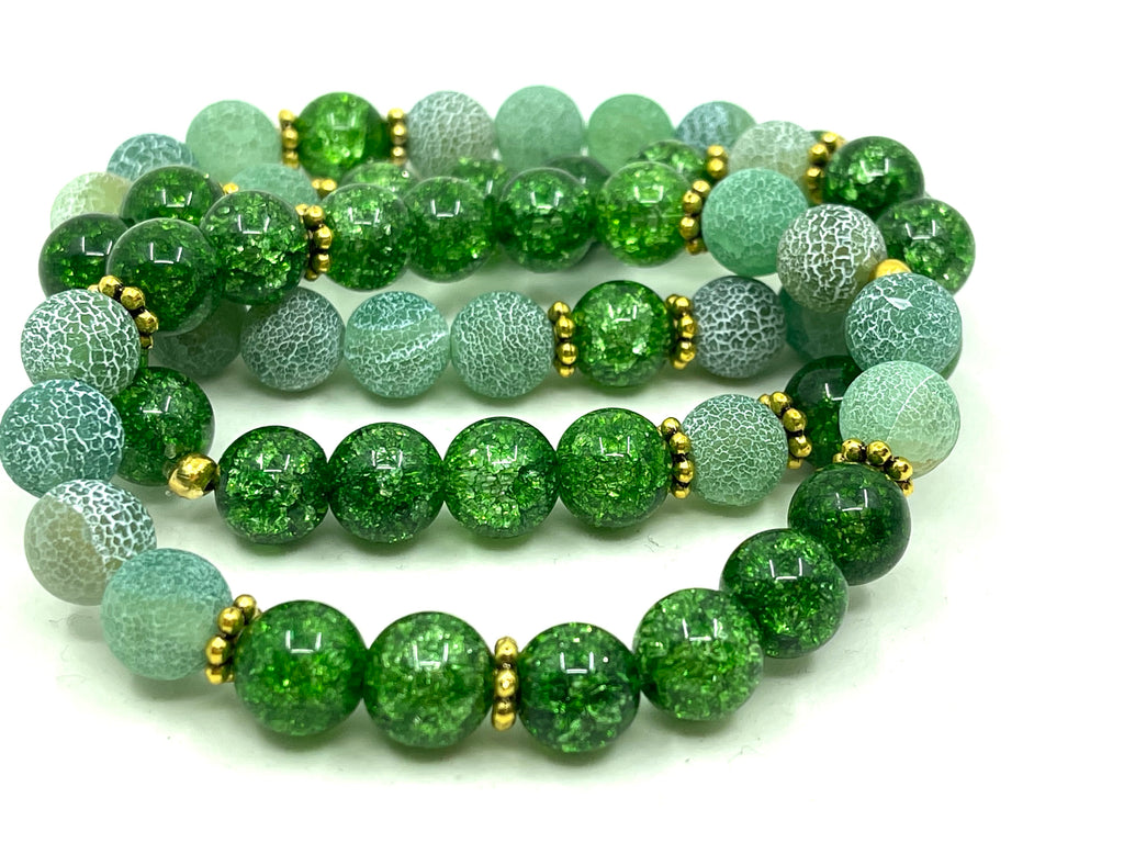 Sea of Green Bracelet Set